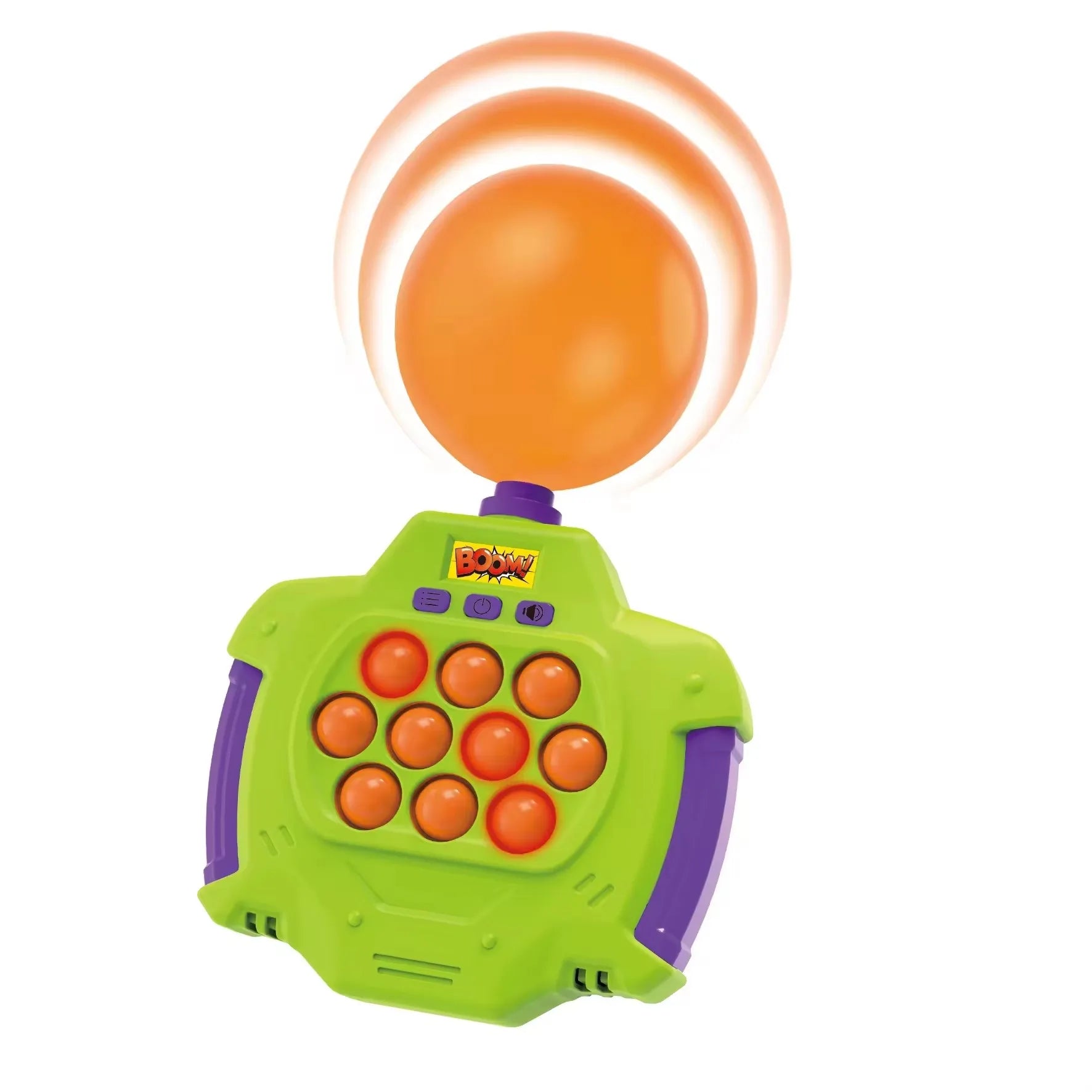 Newest Factory Wholesale Plastic Balloon Explodes Quick Push Light up for Game Fidget Toy Mini Kids Whack-A-Mole Machine
