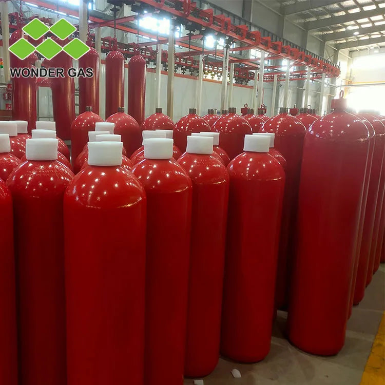 120L Wholesale Fire Suppression System High Pressure Clean Gas for Fire Protection System Cylinder