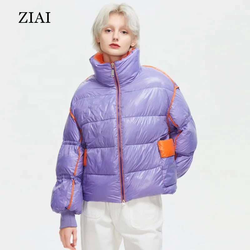 New Products Windproof Fashion Jacket Ladies Wholesale Winter Jacket Short Warm and Leisure High Street Jacket