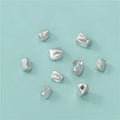 3mm 4mm Solid 925 Sterling Silver Twist Spacer Beads for Jewelry Findings & Components