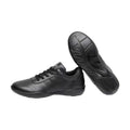 Children's Modern Competitive Dance Sneakers for Gymnastics Aerobics Latin Line & Jazz Cheerleading White with Black Detail