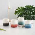 High Quality Cheap Price Full Matt Small Ceramic/Porcelain Handmade Eco-Friendly Candle Jar Candle Stand Home Decoration China