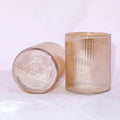Glass Cup 400ml Custom Color Spirit Glass Uneven Surface Large Cup Mouth Black Glass Cup