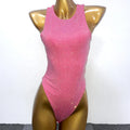 S596 Girls Rhinestone Swimwear Clothing Bling Beachwear Fashion Crystals Bodysuits Swimsuit