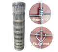XG Factory Supply Galvanized Game Fence Wire Farm Hinge Joint Fixed Knot Woven Wire Farm Fence with Wire
