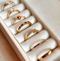 2023 Non Tarnish Bijoux En Acier Inoxydable Joyeria Stainless Steel Jewelry Accessories Hypoallergenic Gold Rings for Women