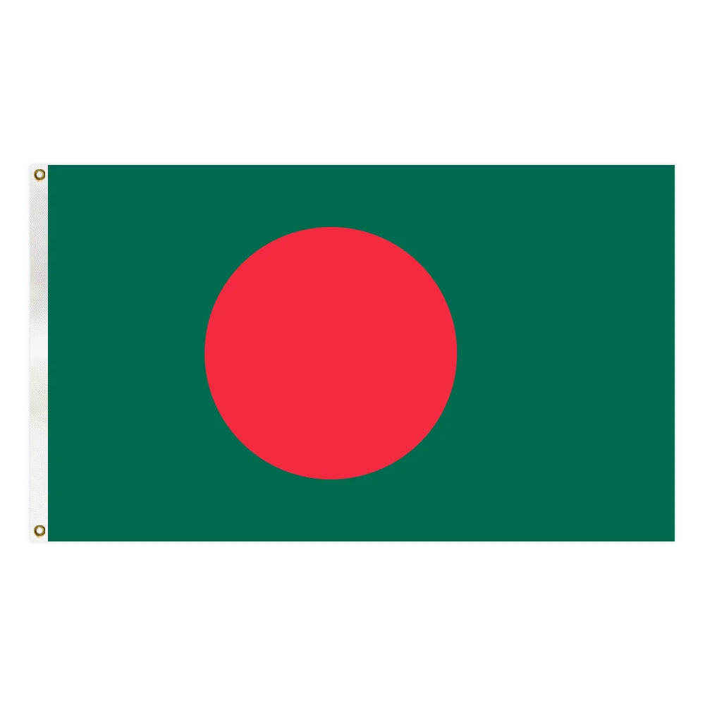 3x5FT Polyester Cheap Price Bangladesh Country Flag and National Flag With Two Grommets