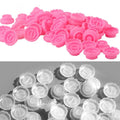Disposable Lash Glue Holder Grafting Eyelash Extension Sunflower Glue Cup for Makeup Accessory Tools Glue Ring Blossom Cup
