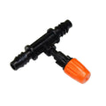 Atomizing Sprinkler With 3/8 Inch Tee Connector Agriculture Garden Irrigation Misting Nozzle