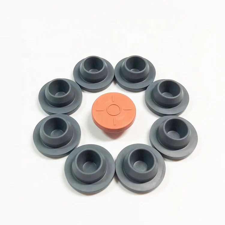 20mm Butyl Rubber Bottle Stopper for Injection Glass Vials Moulding Processing Service