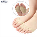 Fabric Five Toes Forefoot Pads Soft Sponge & Silicone Ball-of-Foot Protection Foot Care Products