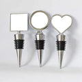 Sublimation Silver Metal Modern Fashionable Wine Cork Stopper for Glass Wine Bottle with Wine Breather Function