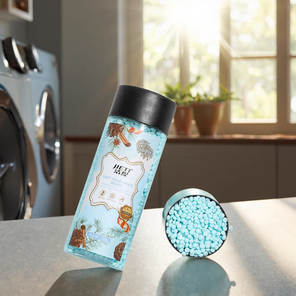 Eco-Friendly High Concentration Nano Microcapsules Lasting Fragrance Softening Clothes 200g Solid Laundry Booster Beads Scent