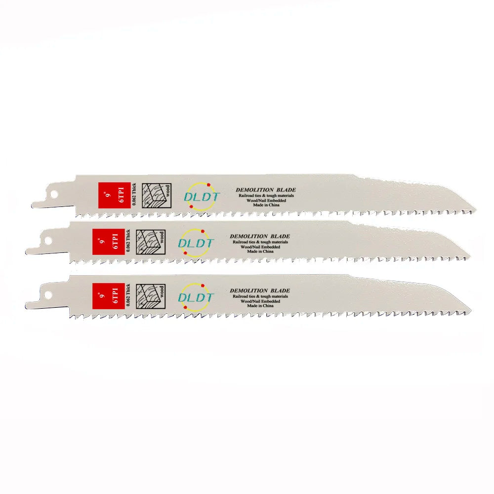 Industrial Heavy Duty Hard Wood Cutting Saw Blades M42 Bi-metal Laser Welded White OEM Reciprocating Saw Blades for Wood Nails