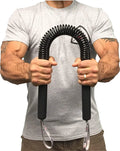 Heavy-Duty Steel Curl Spring Bar Custom Logo Arm and Upper Body Workout Chest Expander Power Twister Exercise Bar for Fitness