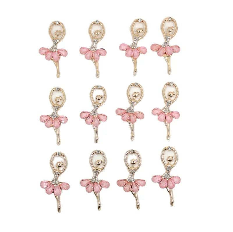 KIMMY Children's Ballet Dancer Ballerina Crystal Rhinestone Brooch for Women & Girls-Wedding Party Gift Engagement
