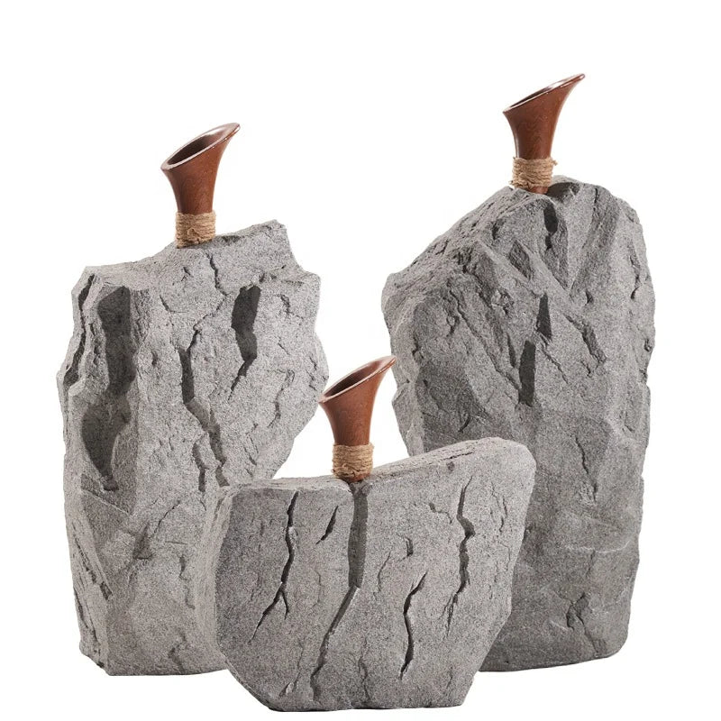Creative Big Plant Pot Large Garden Accessories Green Plant Home Decor Planter Vase Fibreglass Flower Pots