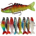 New Soft Lures 9cm/17.5g Eight Knots in the Middle and Lower Waters with Lead and Hook Silicone Fishing Lures