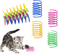 Wholesale Eco-Friendly Simple Colorful Plastic Cat Spring Toy 4.5x2.5cm 8g for Self-Entertainment and Exercise
