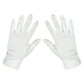 Wholesale Anti-Slip Custom White Cotton Gloves with Elastic Cuff Breathable & Flexible for Ceremonial Waiter Use Masonic Design
