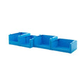 Euro Stacking Containers Heavy Duty Warehouse Bins-Recyclable Waterproof Reusable for Tea Champagne & Beer Storage