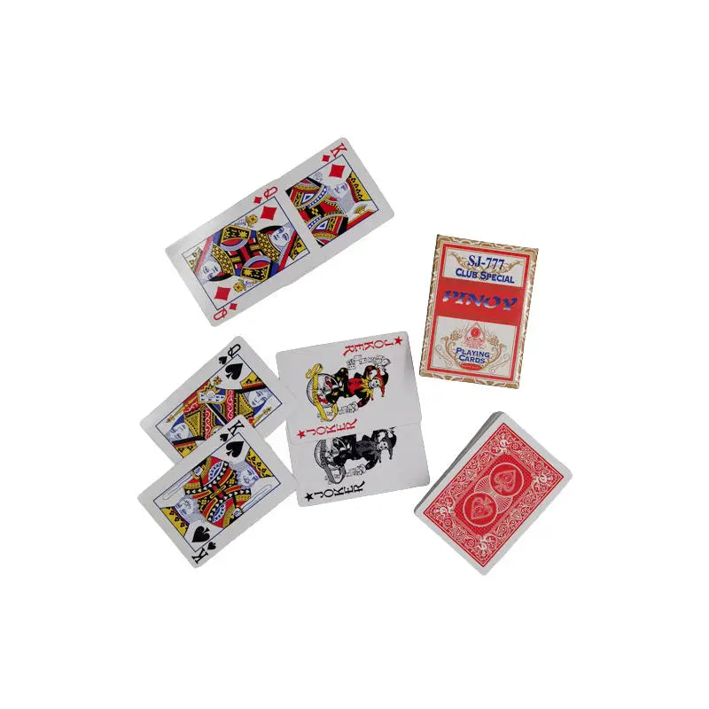Customized Logo Eco-Friendly Recyclable Family Use Durable Smooth 320g Playing Cards with Paper Box