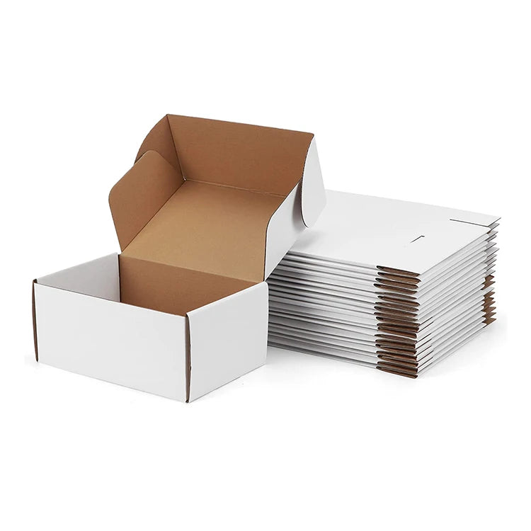Custom White Cardboard Shipping White Mailing Corrugated Mailing Box for Packaging