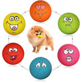 Yaobang Smile Face Dog Squeaky Toys Soft Latex Squeak Balls Small for Puppies and Small Pet Dogs in Stock