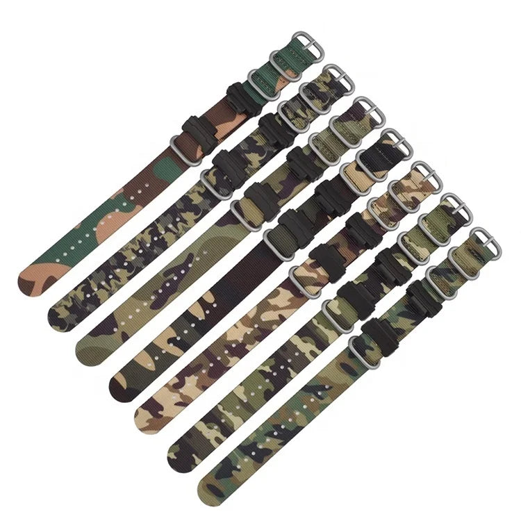 Premium Woven Fabric Watch Strap for Casio Watchbands