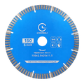 Industrial 150mm Dry or Wet Turbo Diamond Saw Blade 6 Inch Hot Press for Granite Marble Porcelain Tile OEM