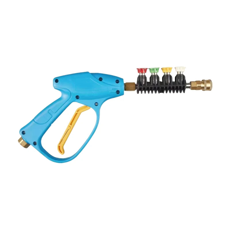 Adjustable High-Pressure Car Wash Gun New Stainless Steel and Copper Plastic Material Durable Metal Cleaning Spray Gun
