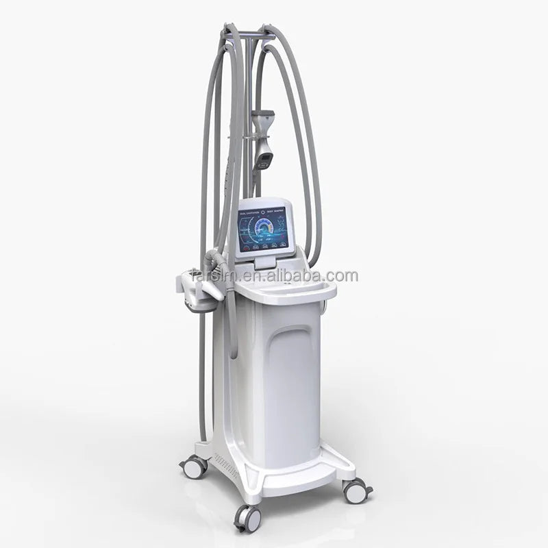FAIR 2023 Velashapings Vacuum Roller Slimming Machine  with 4 Body Shaping Handles Metal Transparent Newest  Fat Remover