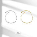 HOVANCI Hot Sell Bohemia Gold Plated Chain Link Bracelet Zircon Stone Crystal Bracelet for Women Girl Jewelry Gift