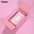 Chengruo Stock Cajas Para Regalo Saint Valentin Double Door Foldable Book Style Gift Packaging Box Ribbon Embossing Recycled