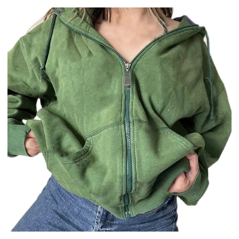 F230529 Custom Logo Women Cotton Oversized Hoodie with Pocket Hooded Sweatshirt Fashion Clothing Hip Hop Streetwear Outfit
