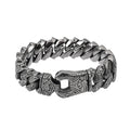 Viking Souvenir Stainless Steel Men's Cuba Chain Viking Bracelet Norse Amulet Viking Jewelry