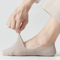 Hot Selling Customized Men's Casual Non-slip No Show Socks Moisture-wicking  Breathable Cotton Bottom Deodorant Invisible Socks