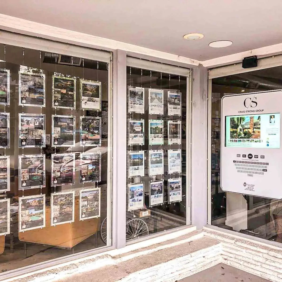 Advertising Real Estate Window Displays Led Crystal Lightbox Custom Advertising Outdoor Led Light Box