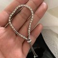 Wholesale Iced Out With Moissanite Chain Tennis Bracelet 925 Silver Chain Luxury Bracelets & Bangles Women Jewelry