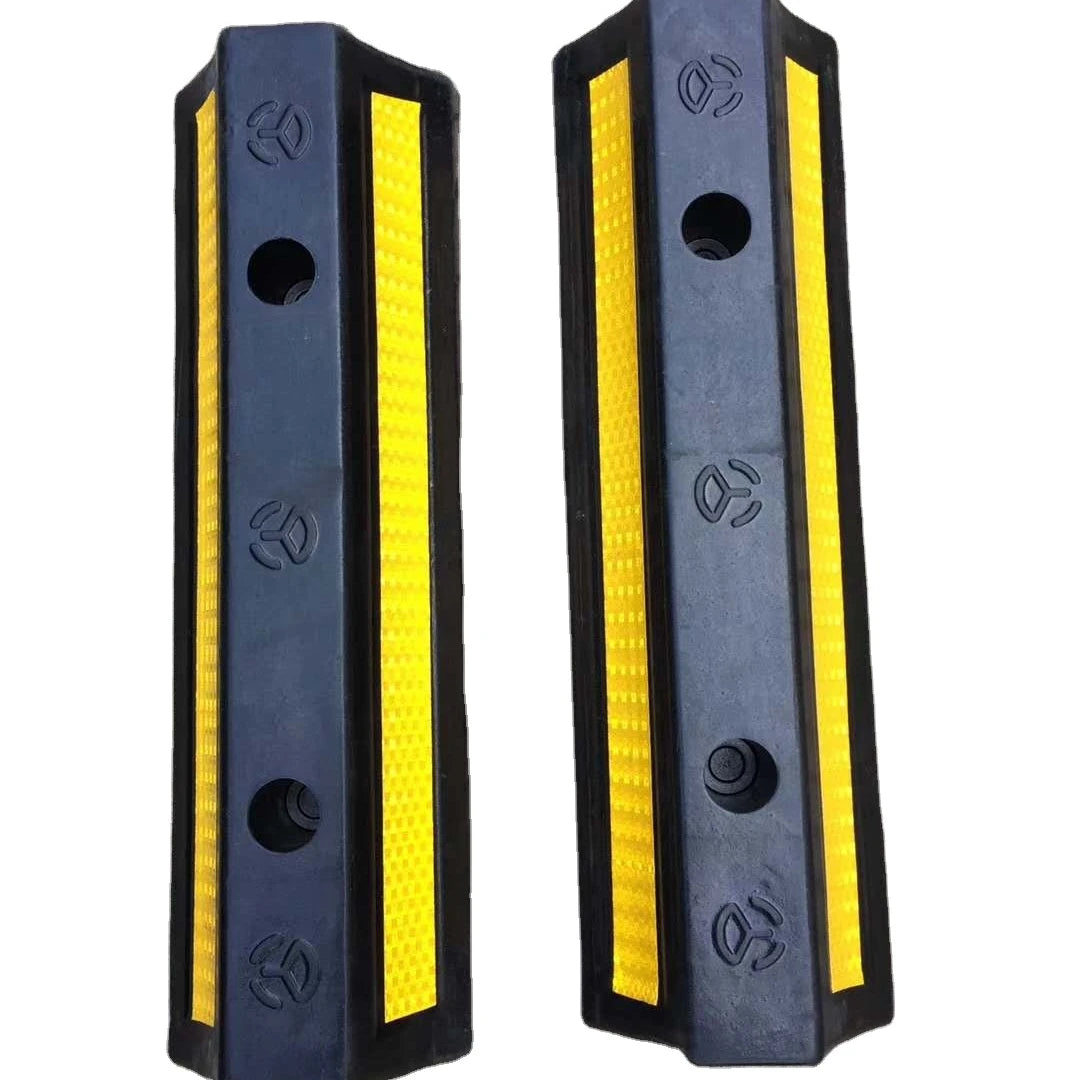 500mm Yellow and Black Rubber Locator Car Parking Wheel Stopper