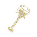 Fashion Punk Scorpion Ring Special Rock Style Jewelry Crystal Adjustable Retro Personality Animal Big Ring