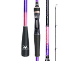 Alpha FA PURE LURE FAST Action High Carbon Fiber Competition Surf Fishing Rod Fuji Guides Hard Power 215/220cm Composite Handle