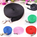 Long 6/15/20/30/50/100ft Nylon Pet Dog Leash Lace Decoration Easy-to-Wear Obedience Recall Training Lead Fashion Sport Style