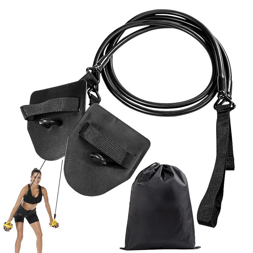 New Arrival Swimming Arm Strength Trainer Elastic Band Professional Freestyle Swimming Resistance Bands Set