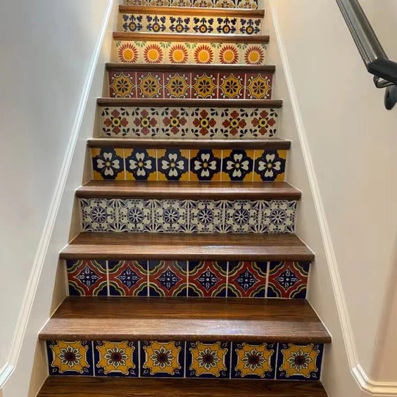 Stairs Decals Stickers Tile Pattern Stickers for Stairs Adhesive Stickers