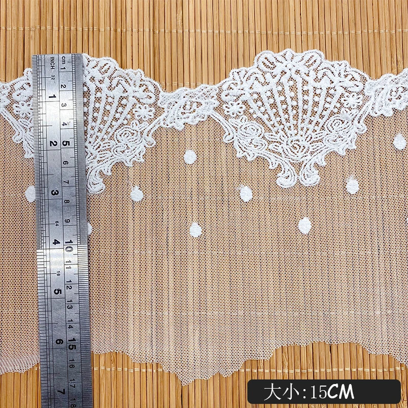 Milk Silk Gauze Embroidery Lace Dress Wedding Cuff Accessories Spot Water Soluble Lace Bags & Shoes 100% Polyester
