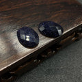 DIY 13*18mm Oval Shape Blue Sand Stone Cabochon Gemstone