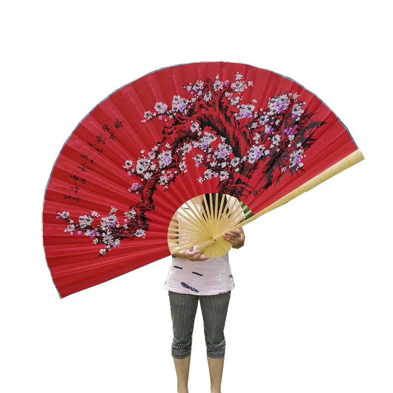Custom White Bamboo Hand Fan for Weddings Printed with Personalized Names Patterns-for Home Decoration Business Gifts Souvenirs