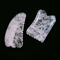 HZ New Shape Jade Gua Sha Tools Clear Quartz Gua Sha Professional Healing Stone Facial Skincare Guasha Boards