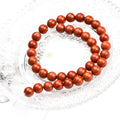 High Quality Natural Red Stone Jasper Round Beads Genuine Red Jasper Loose Stone Beads DIY Jewelry Making Materials
